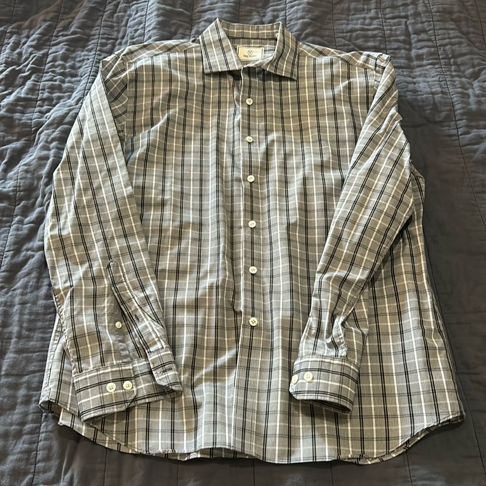 Todd Snyder button down shirt, size 17 34/45, excellent condition!